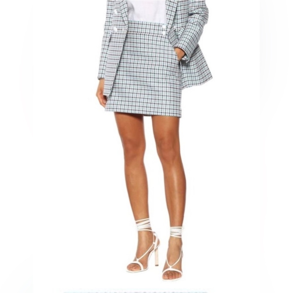 NWT Veronica Beard Arezzo size 8 houndstooth lined skirt!